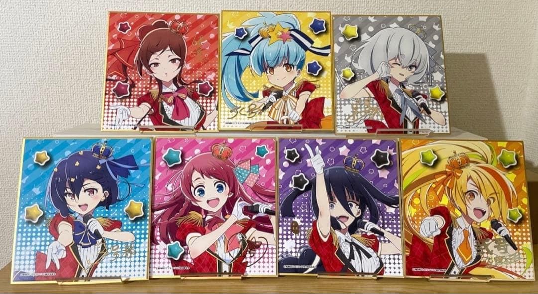 ゾンビランドサガEXPO　箔押しミニ色紙　コンプリートフランシュシュ　7枚 Amazon.co.jp: ゾンビランドサガEXPO 箔押しミニ色紙 コンプ 7枚セット